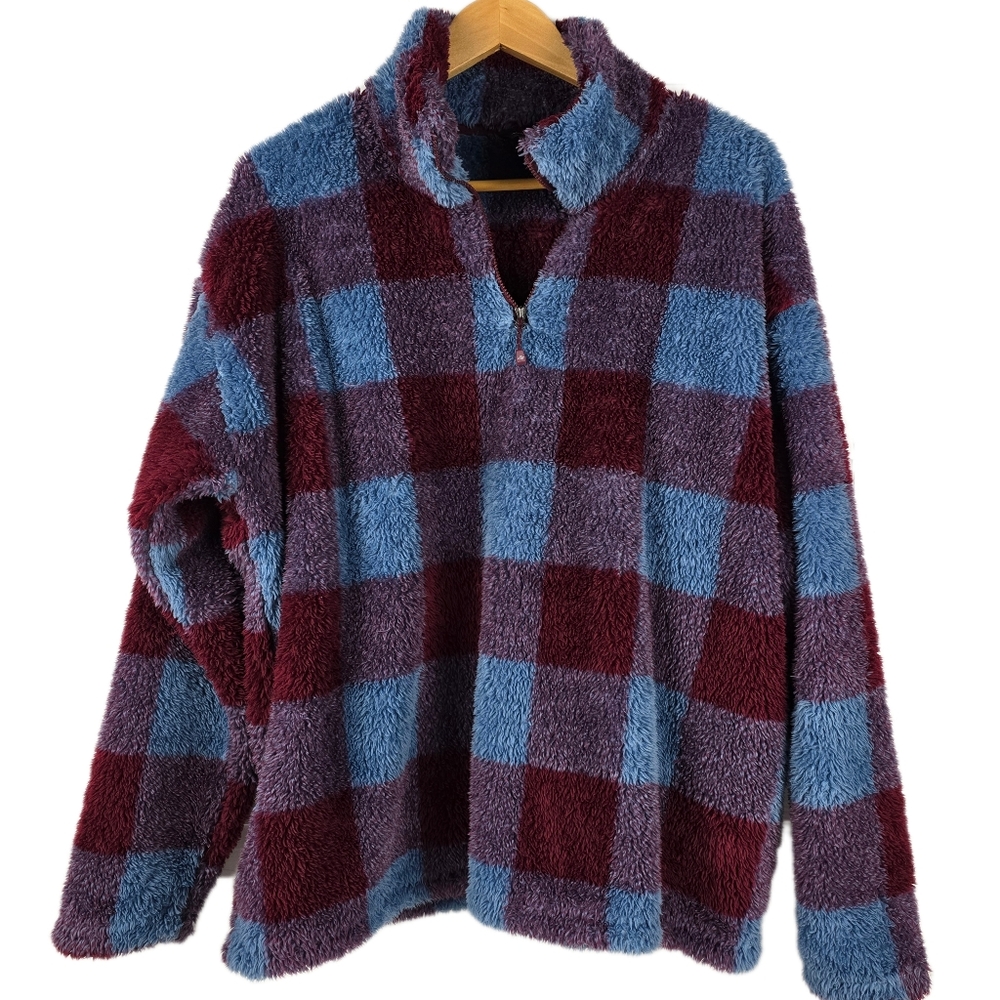 Eddie Bauer Polar Fleece Quarter Zip Pullover